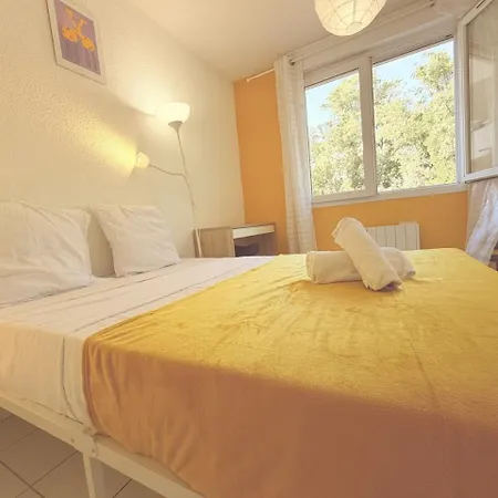 아파트 Soleil De Montpellier, Clim, Piscine Et Pkg Prive