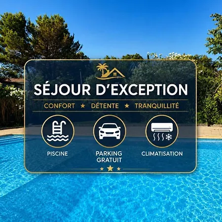 Soleil De Montpellier, Clim, Piscine Et Pkg Privé *
